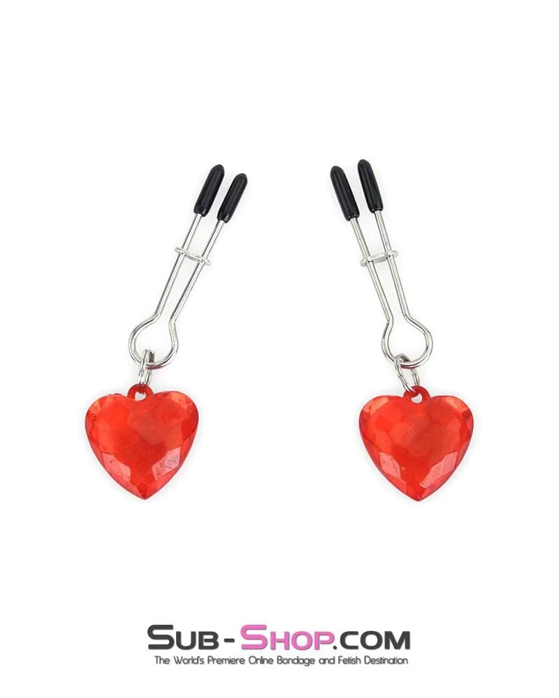 0518MQ-CB      Heart's Desire Tweezer Cock and Ball Clamps