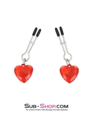 0518MQ-CB      Heart's Desire Tweezer Cock and Ball Clamps