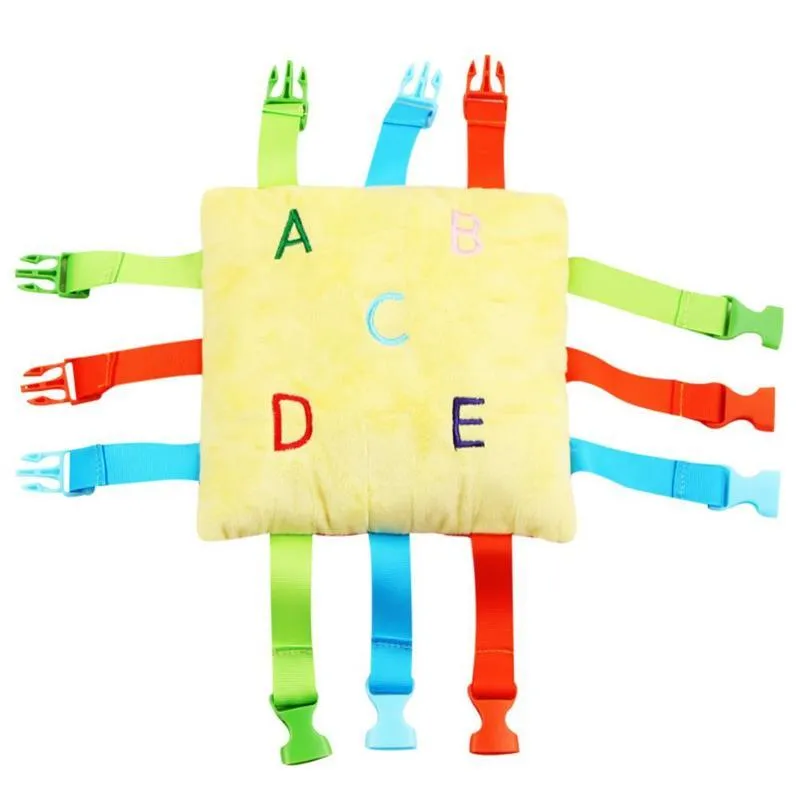 1set Baby Basic Life Skill Training Kids Early Educational Color Matching toys Birthday Montessori Buckle Baby Montessori Toys