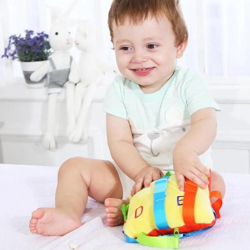 1set Baby Basic Life Skill Training Kids Early Educational Color Matching toys Birthday Montessori Buckle Baby Montessori Toys