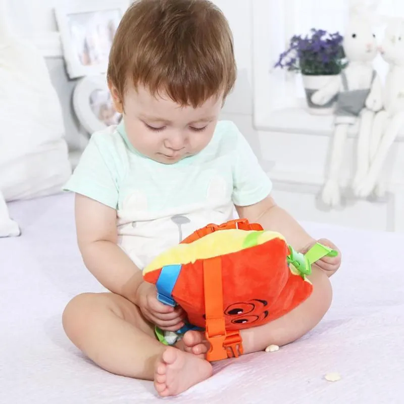 1set Baby Basic Life Skill Training Kids Early Educational Color Matching toys Birthday Montessori Buckle Baby Montessori Toys