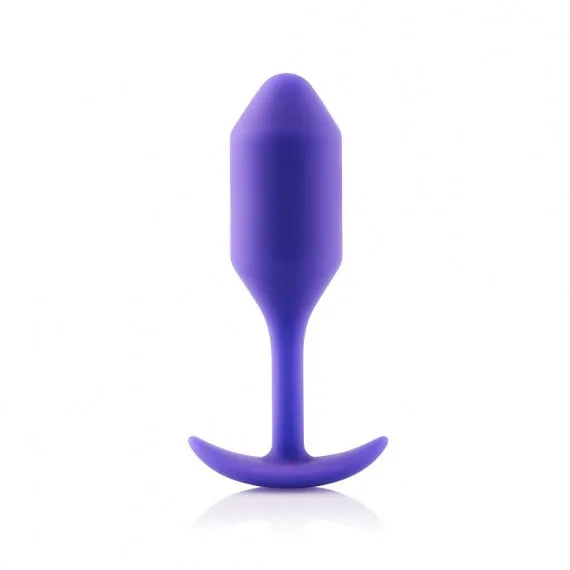 b-Vibe Snug Plug 2 Small Weighted Silicone Anal Plug