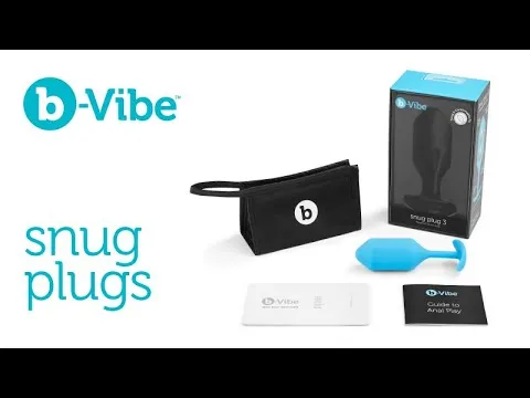 b-Vibe Snug Plug 2 Small Weighted Silicone Anal Plug