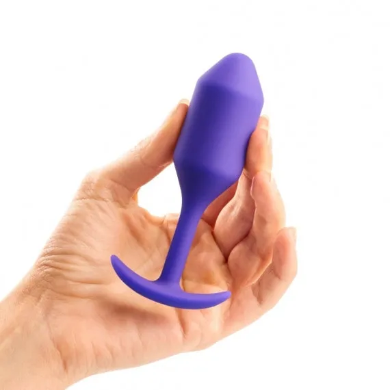 b-Vibe Snug Plug 2 Small Weighted Silicone Anal Plug