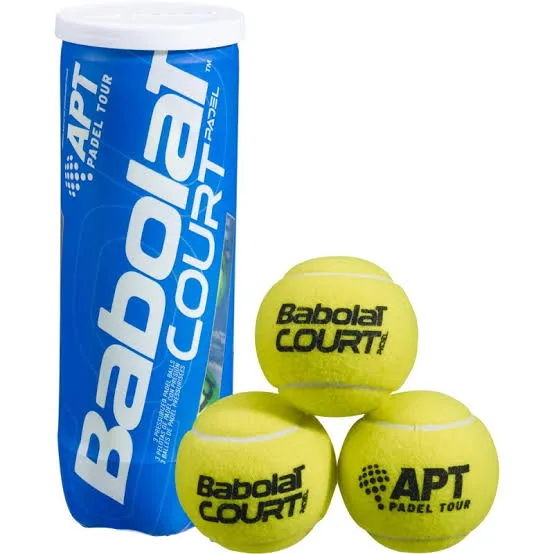 Babolat Court APT approved Padel balls bottle (WP)