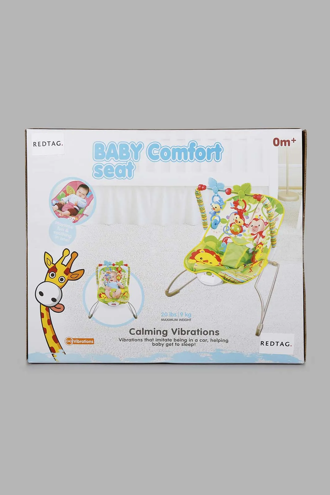 Baby Blue Comfort Seat With Calming Vibration