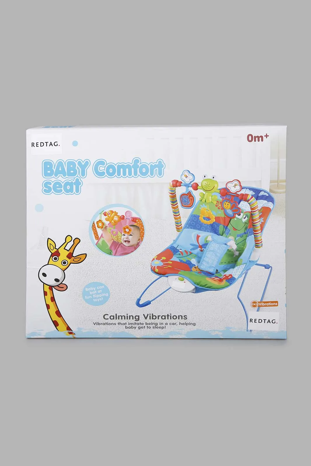 Baby Blue Comfort Seat With Calming Vibration