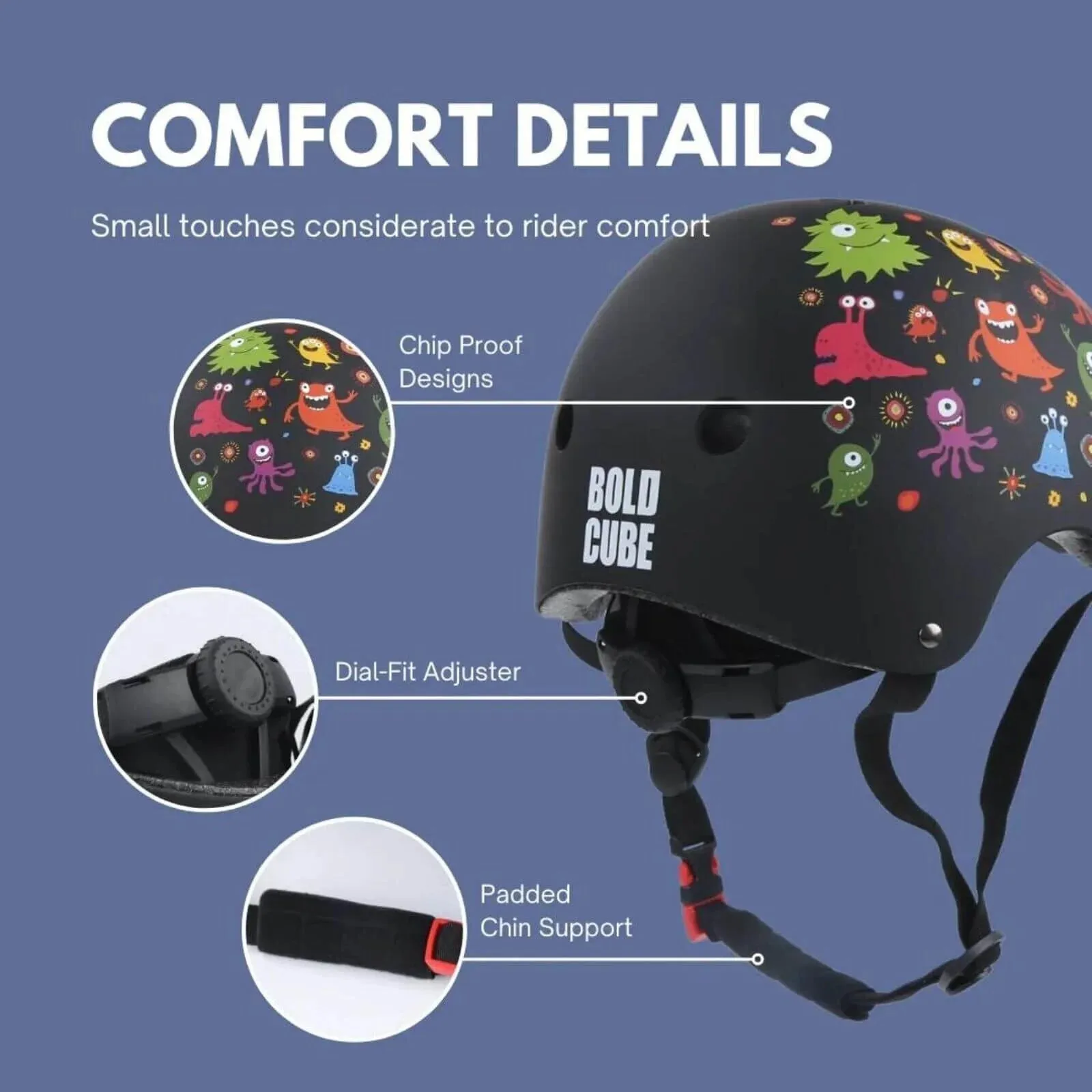 BOLD CUBE - Helmet (S) - Blue