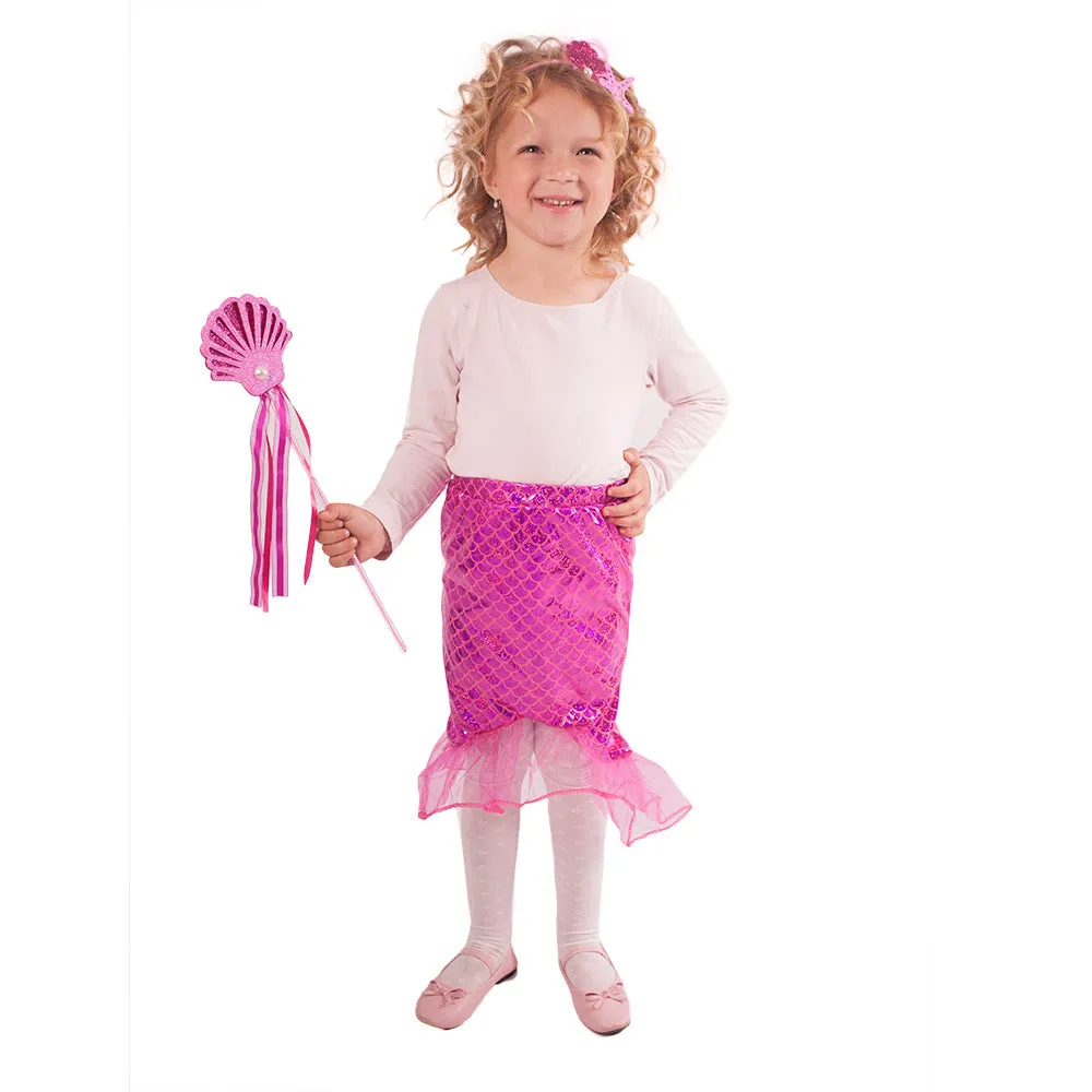 Children's skirt mermaid pink