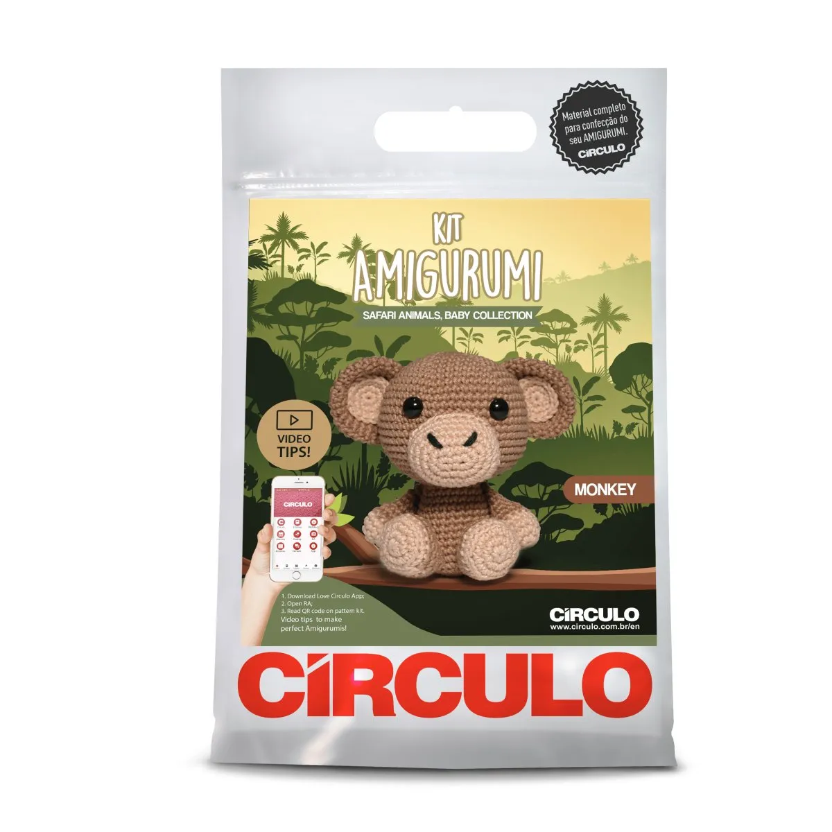 Circulo Amigurumi Safari Baby Kits 02 Little Monkey