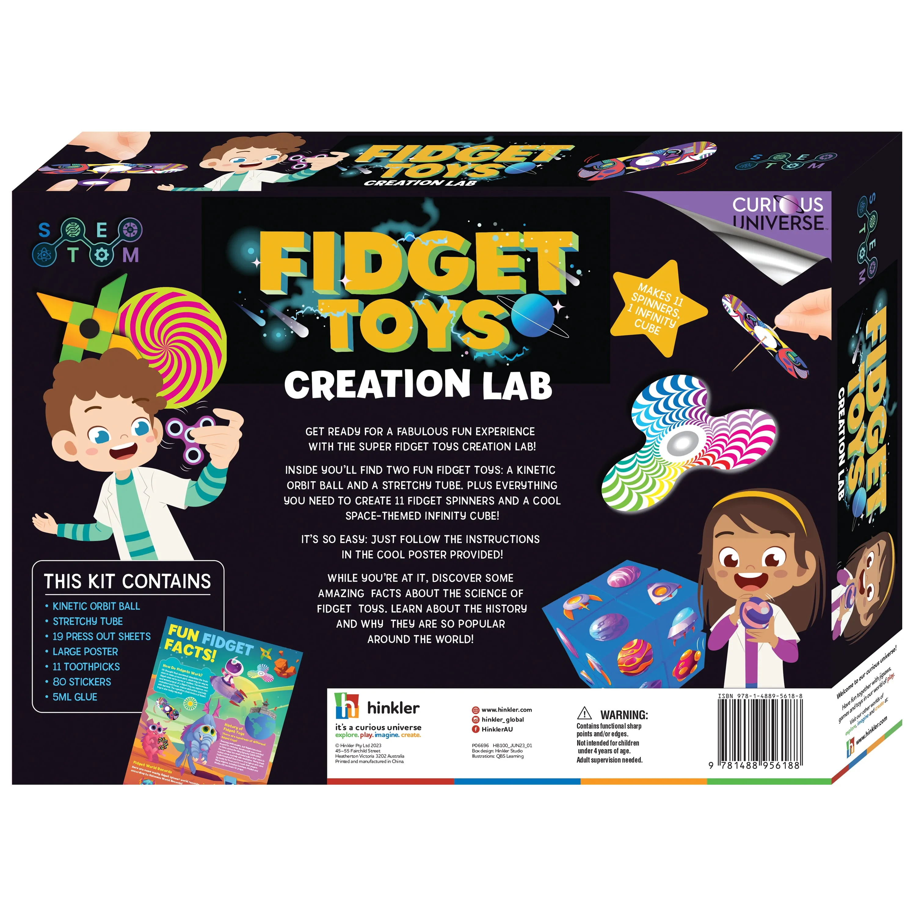 Curious Universe Fidget Toy Creation Lab Kit