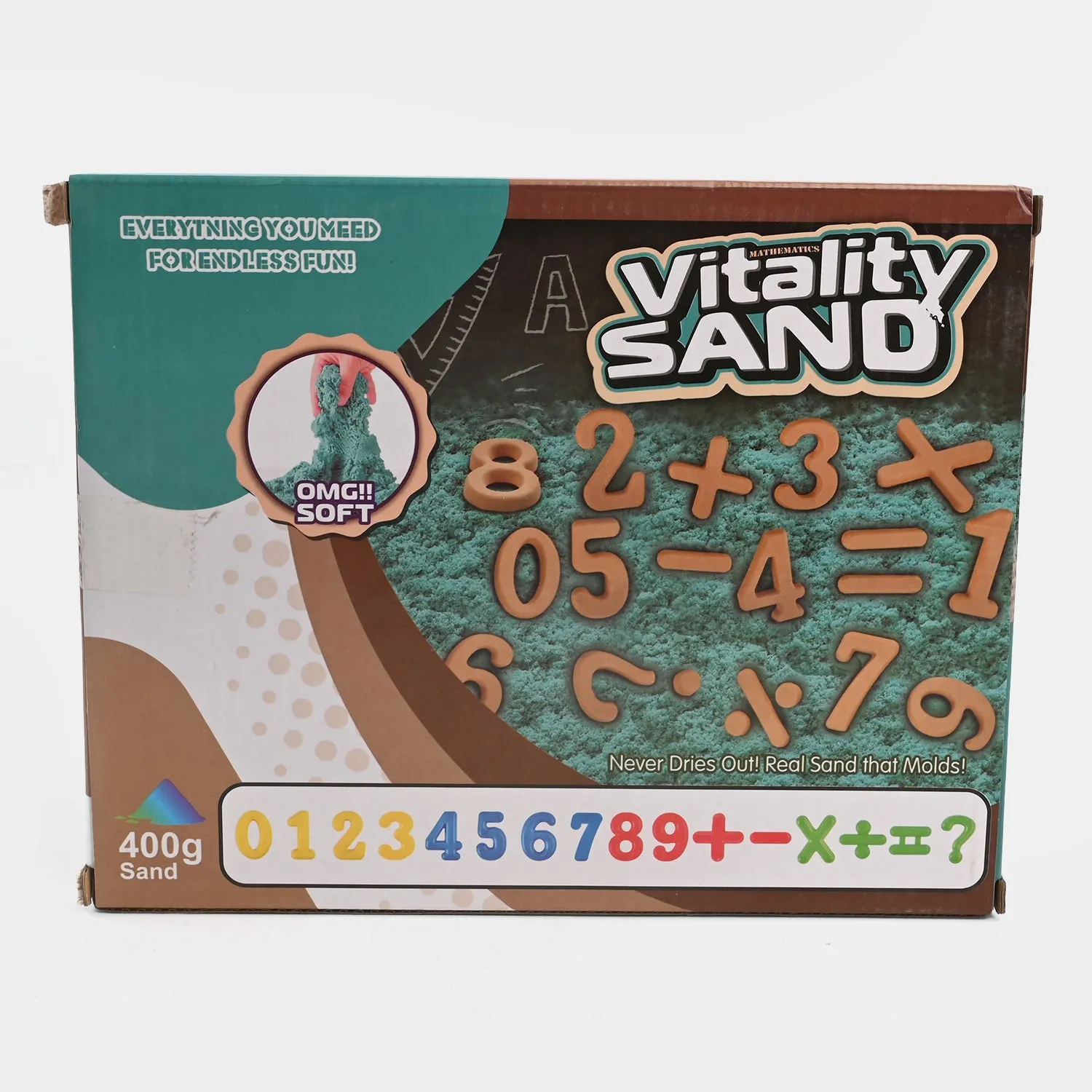 DIY Numerical Shapes Vitality Sand Playset For Kids