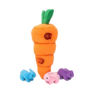Easter Carrot Burrow Puzzle Dog Toy
