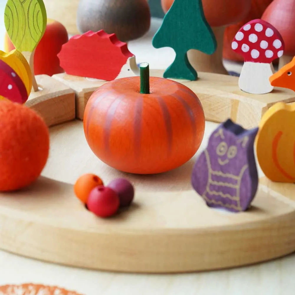 Erzi Pumpkin Wooden Play Food
