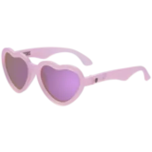 Frosted Pink Heart | Purple Polarized Mirrored Lenses