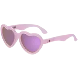Frosted Pink Heart | Purple Polarized Mirrored Lenses