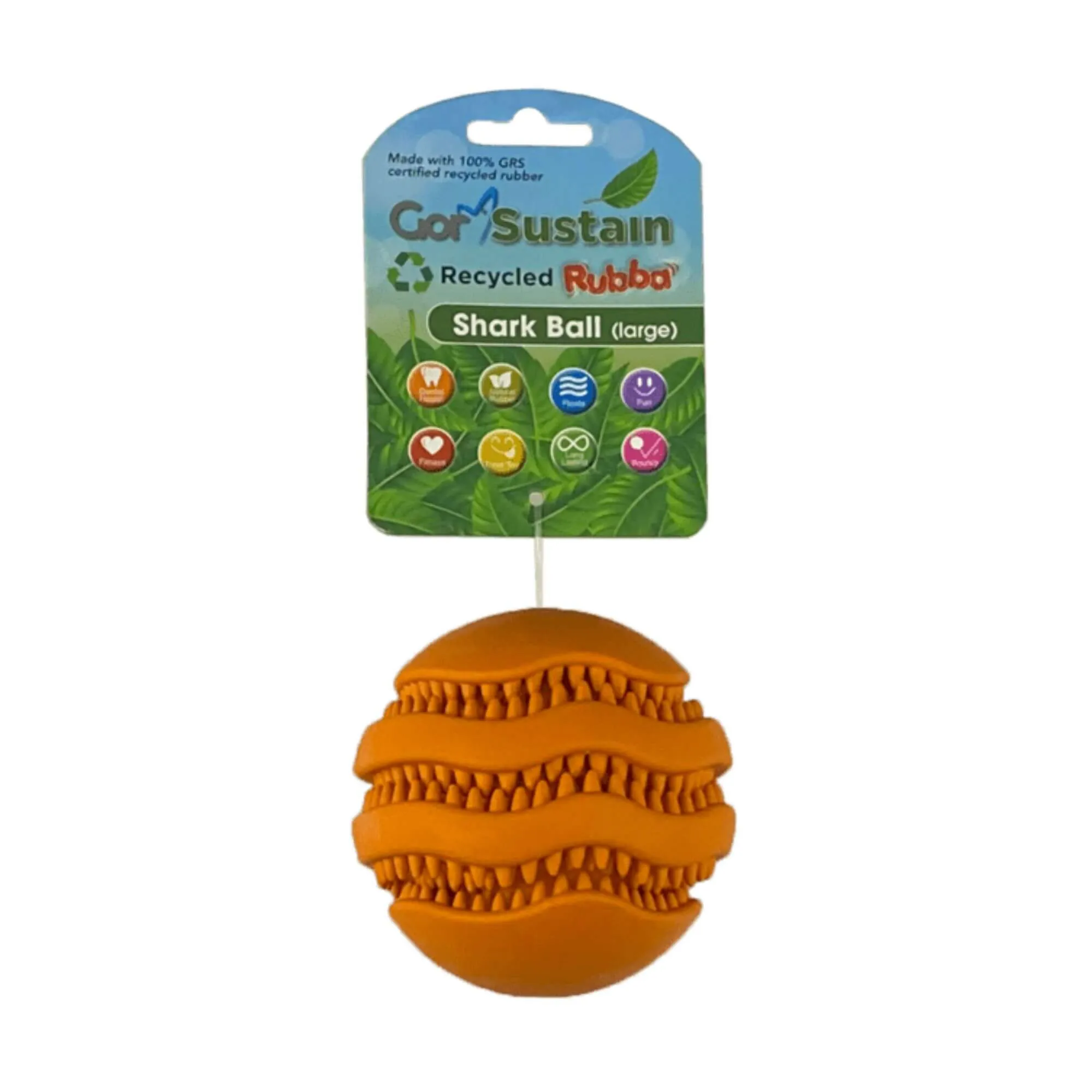 Gor Sustain Rubba Shark Dog Ball