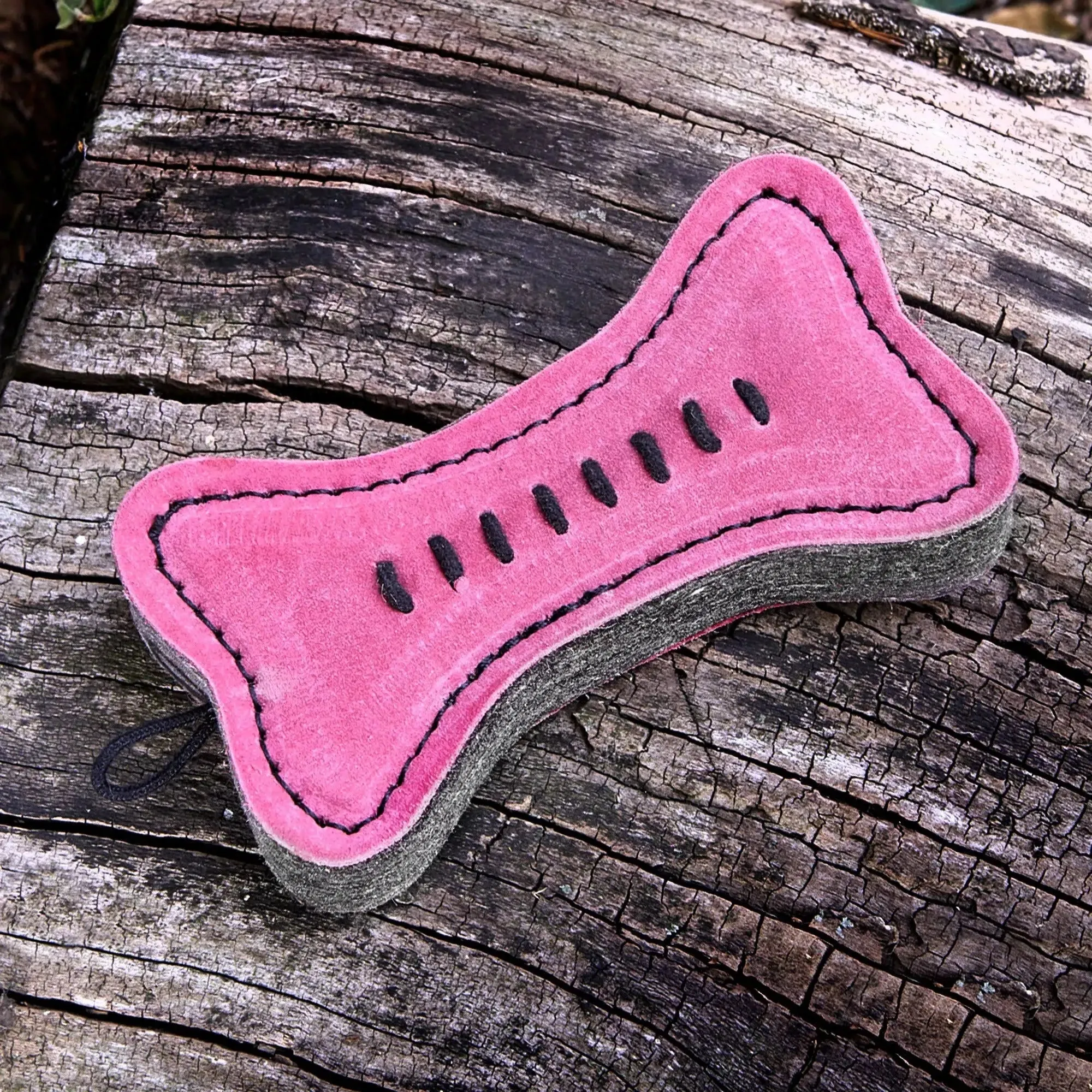 Green & Wilds | Eco Dog Toy - Pink Bone