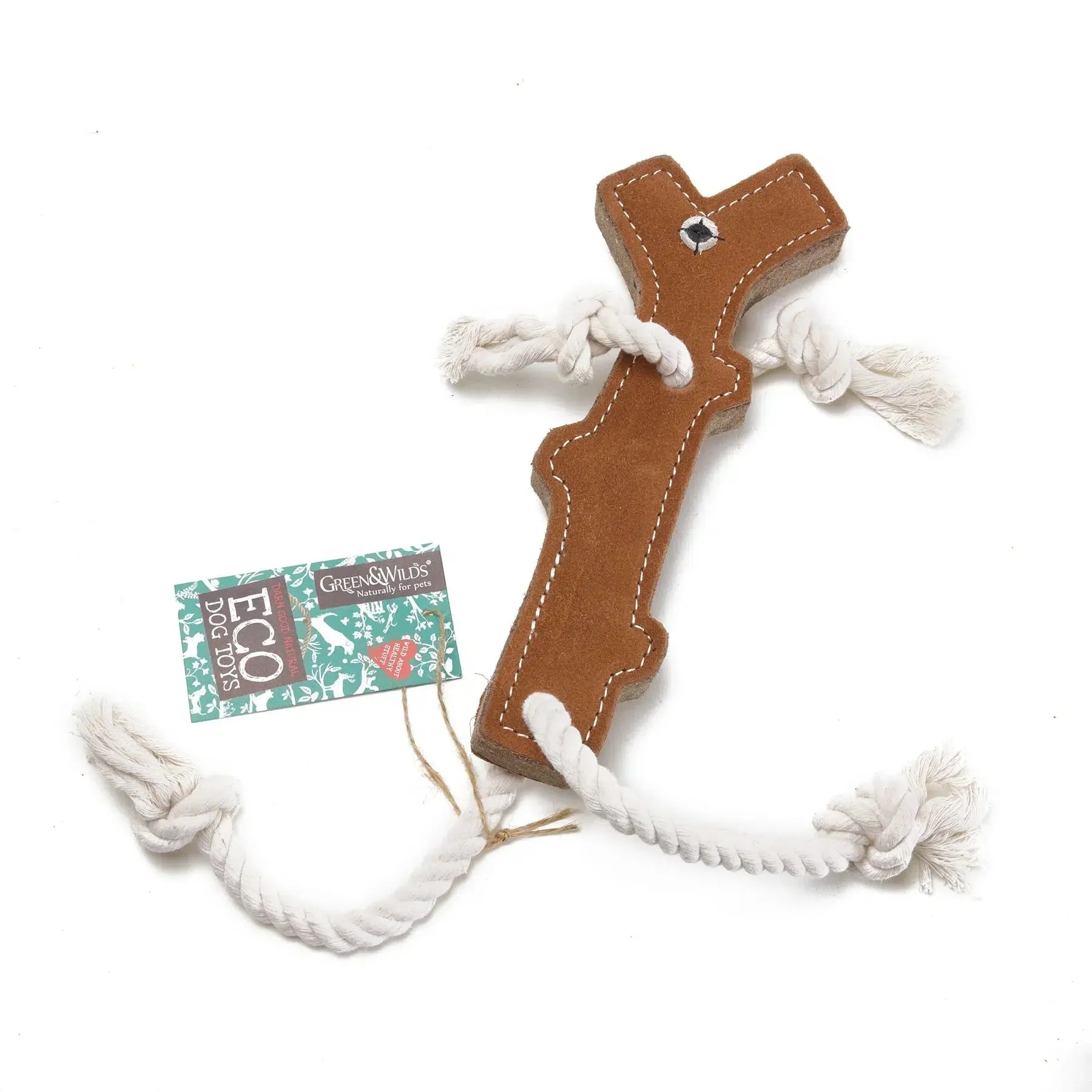 Green & Wilds | Eco Dog Toy - Stick Man