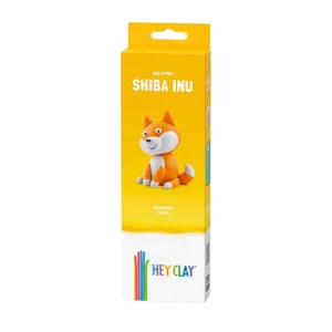 Clay Dog Figurine - Shiba Inu Inspired Decorative Statue