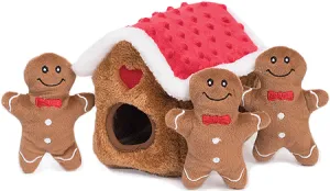 Holiday Zippy Burrow Gingerbread House Toy