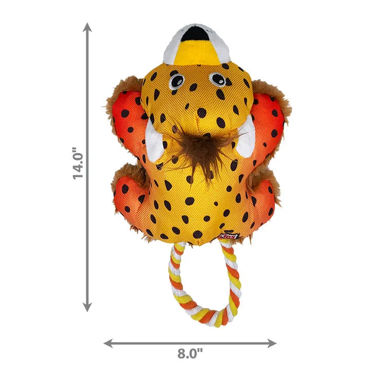 KONG Cozie Tuggz Cheetah Medium to Large Dog Toy