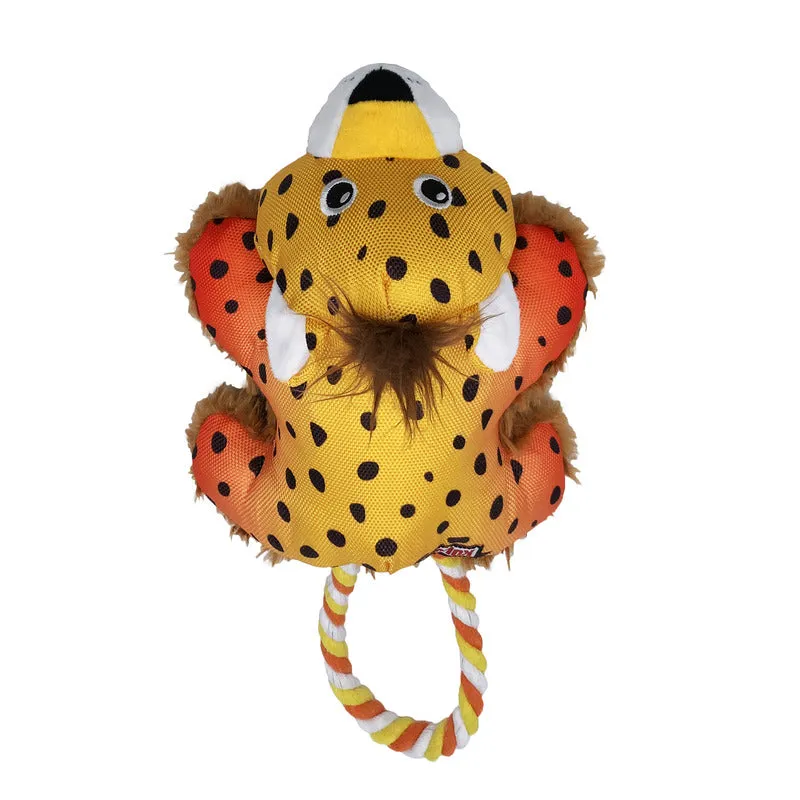 KONG Cozie Tuggz Cheetah Medium to Large Dog Toy