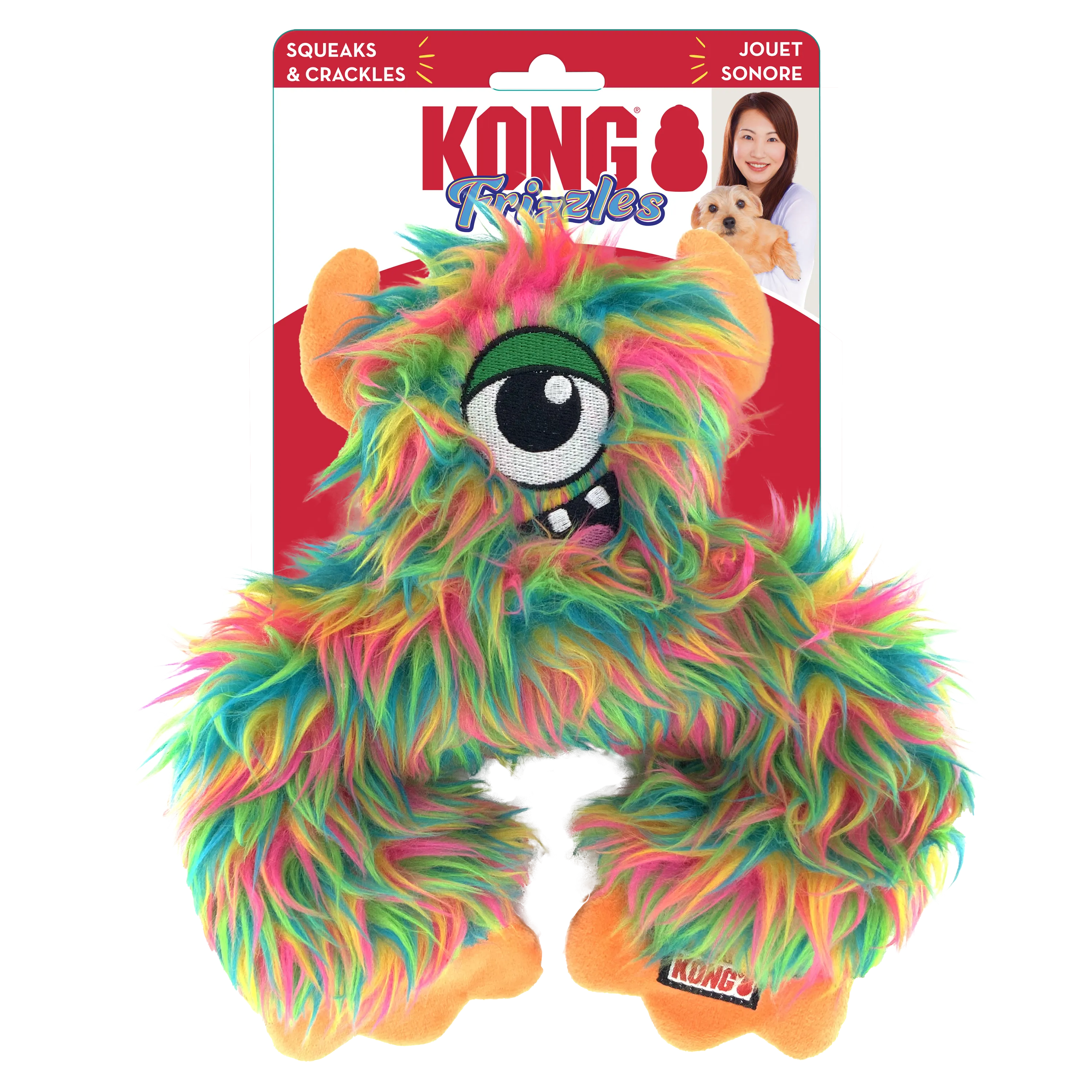 Kong Frizzles Frazzle Dog Toy (Medium)