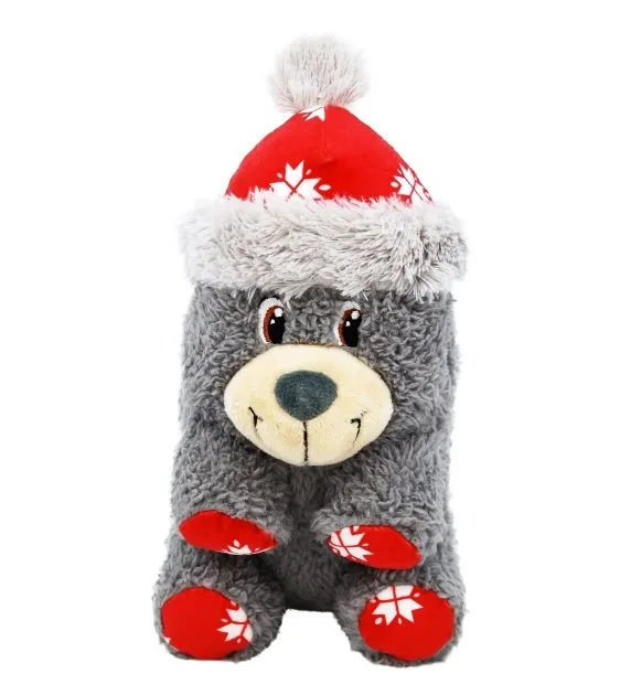 Kong Holiday Comfort Polar Bear Plush Dog Toy (Assorted Colours)