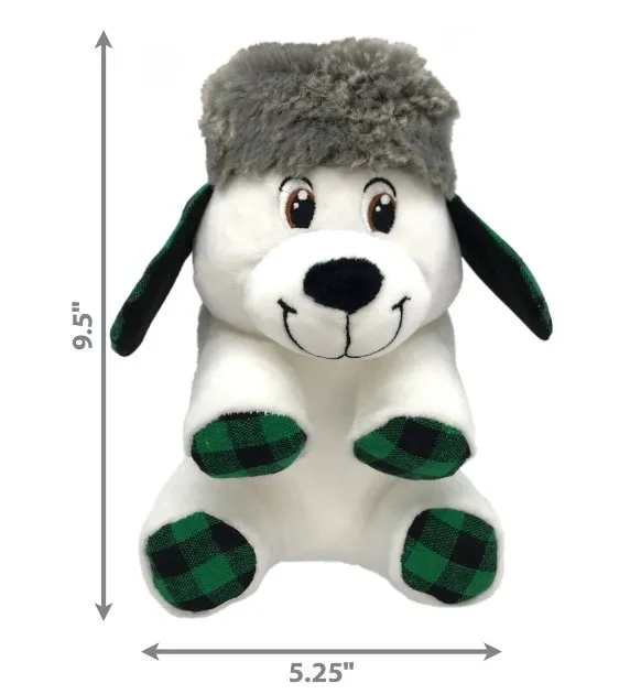 Kong Holiday Comfort Polar Bear Plush Dog Toy (Assorted Colours)