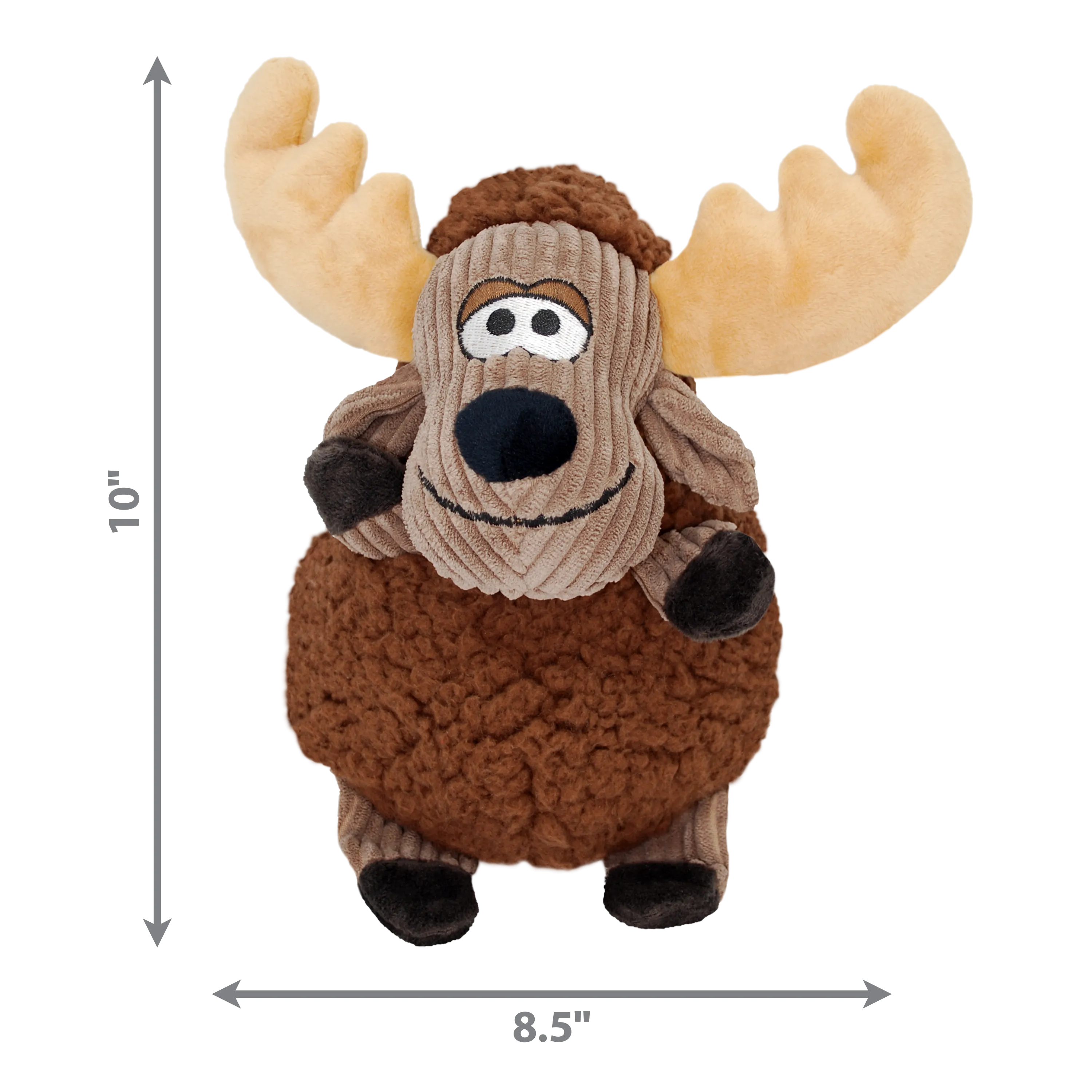 KONG Sherps Floofs Moose Dog Toy (Medium)
