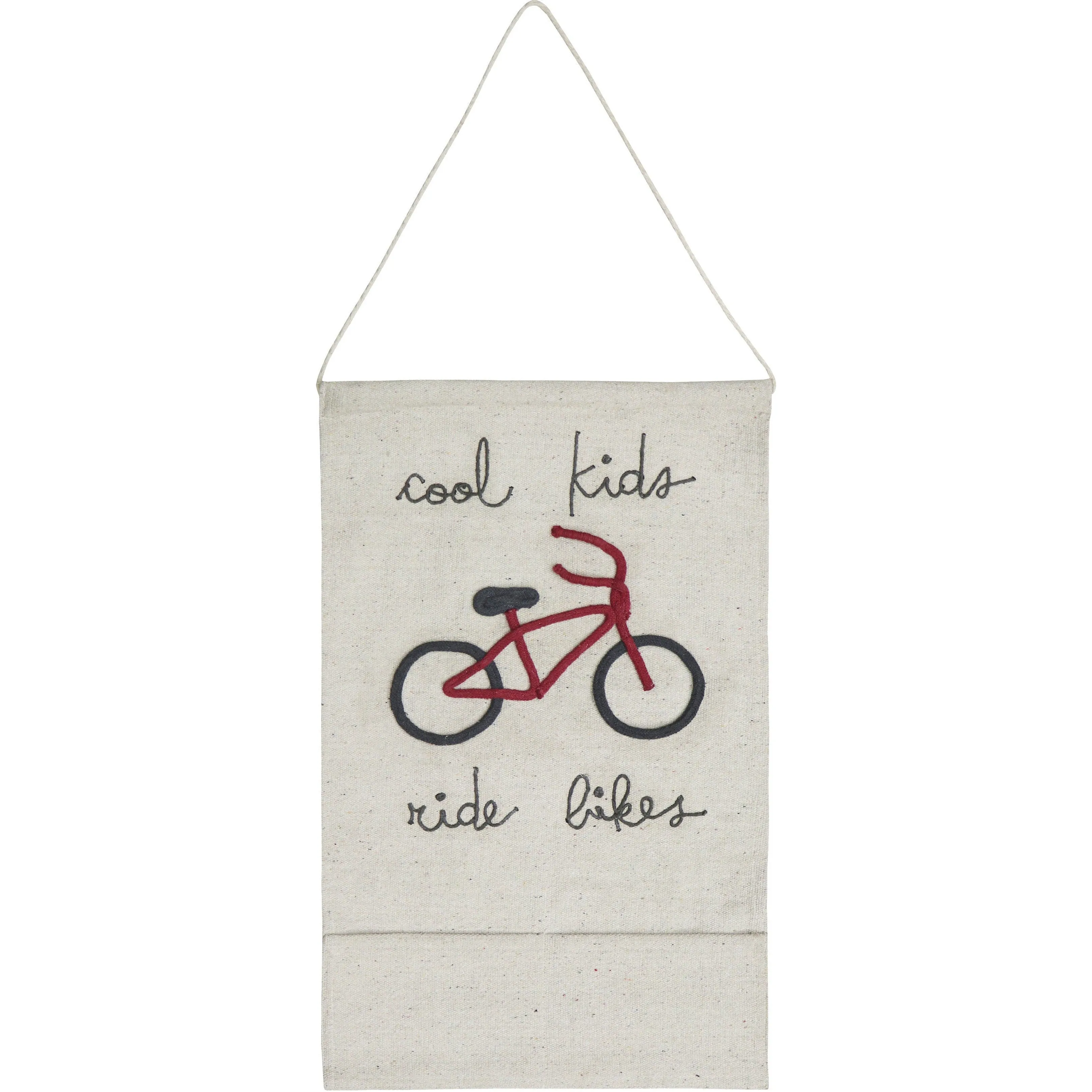 Lorena Canals Wall Pocket Hanging Cool Kids Ride Bikes