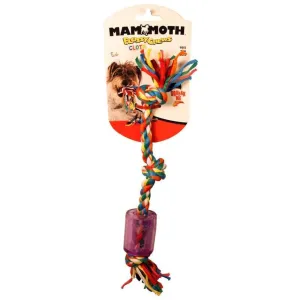 MAMMOTH CLOTH SQUEAKY 3 KNOT TUG (10 IN, MULTI)
