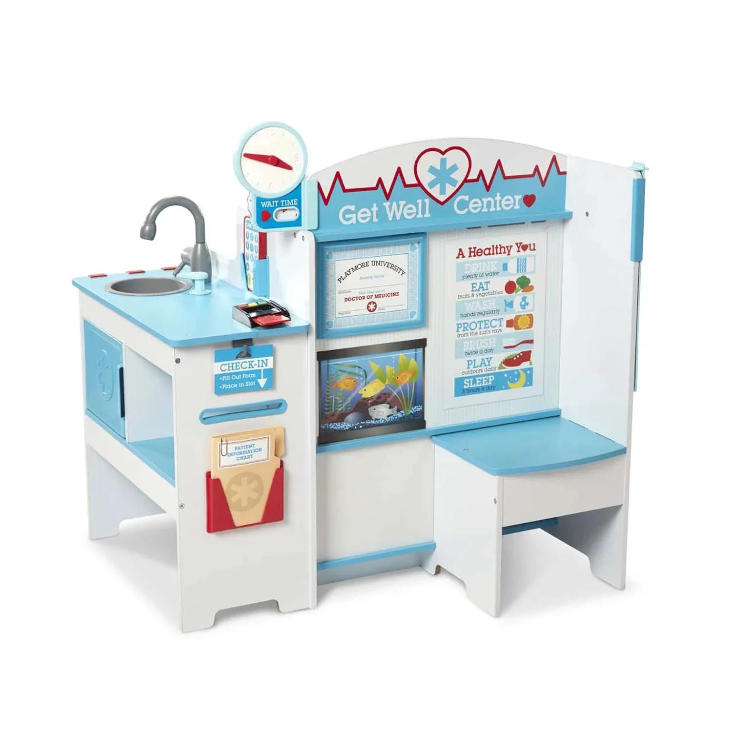 Melissa & Doug Wooden Get Well Physician Activity Center Melissa & Doug