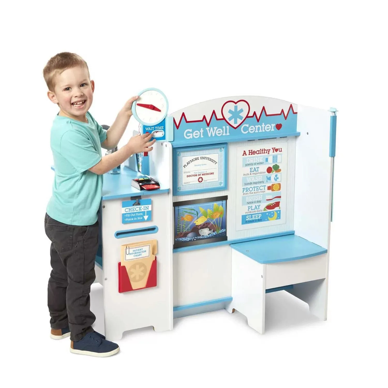 Melissa & Doug Wooden Get Well Physician Activity Center Melissa & Doug