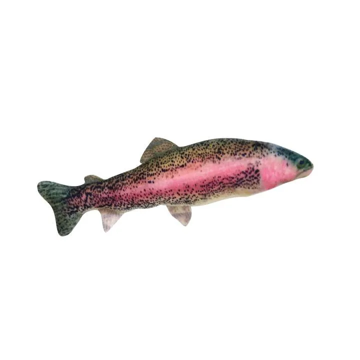 Meowijuana Get Smoked Refillable Rainbow Trout Toy