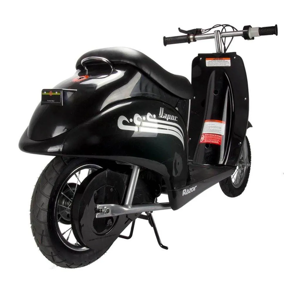 Miniature Electric Retro Scooter Razor Pocket Mod Euro 24V 250W Black Razor