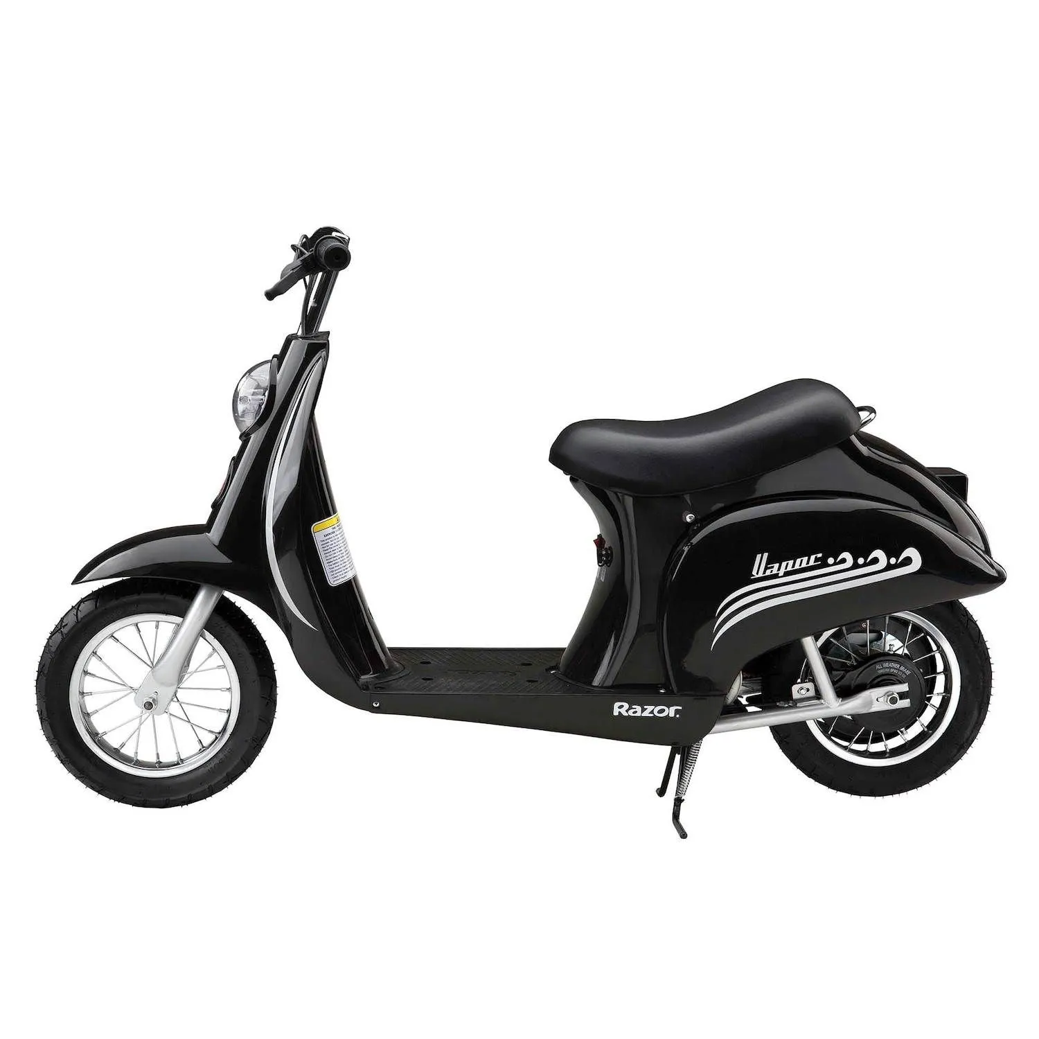 Miniature Electric Retro Scooter Razor Pocket Mod Euro 24V 250W Black Razor