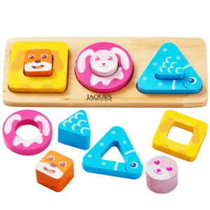 Pet Shape Puzzle - Montessori Toy for Kids