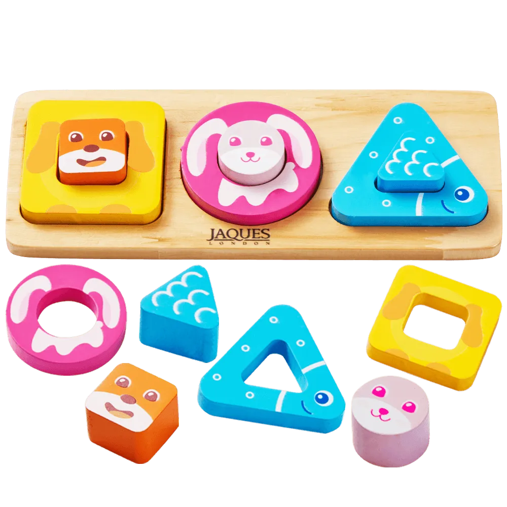 Pet Shape Puzzle - Montessori Toy for Kids