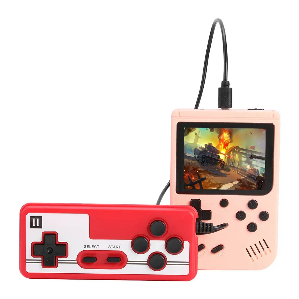 Retro Portable Mini Handheld Video Game Console 8 Bit 3.0 Inch Color LCD Kids Color Game Player Built in 500 Games