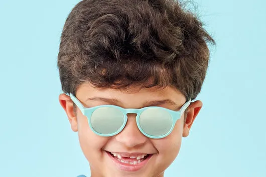 Seafoam Blue Keyhole | Seafoam Polarized Mirrored Lens