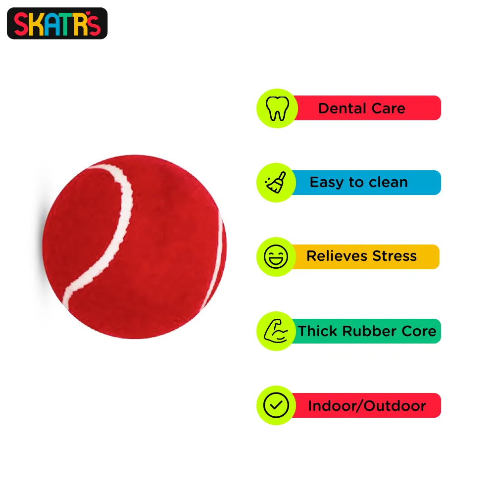 Skatrs Tennis Ball for Dogs (Buy 1 Get 1)