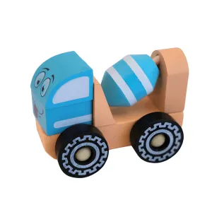 Small Wooden Play Kids Toys-Cement Truck