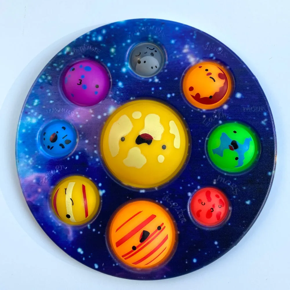 Solar System Planets Pop-It Fidget Toy