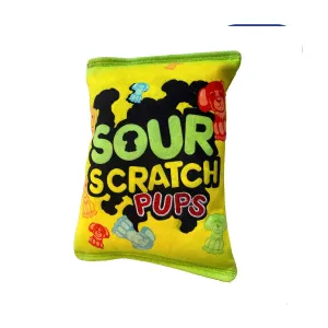 Sour Scratch Plush Dog Toy