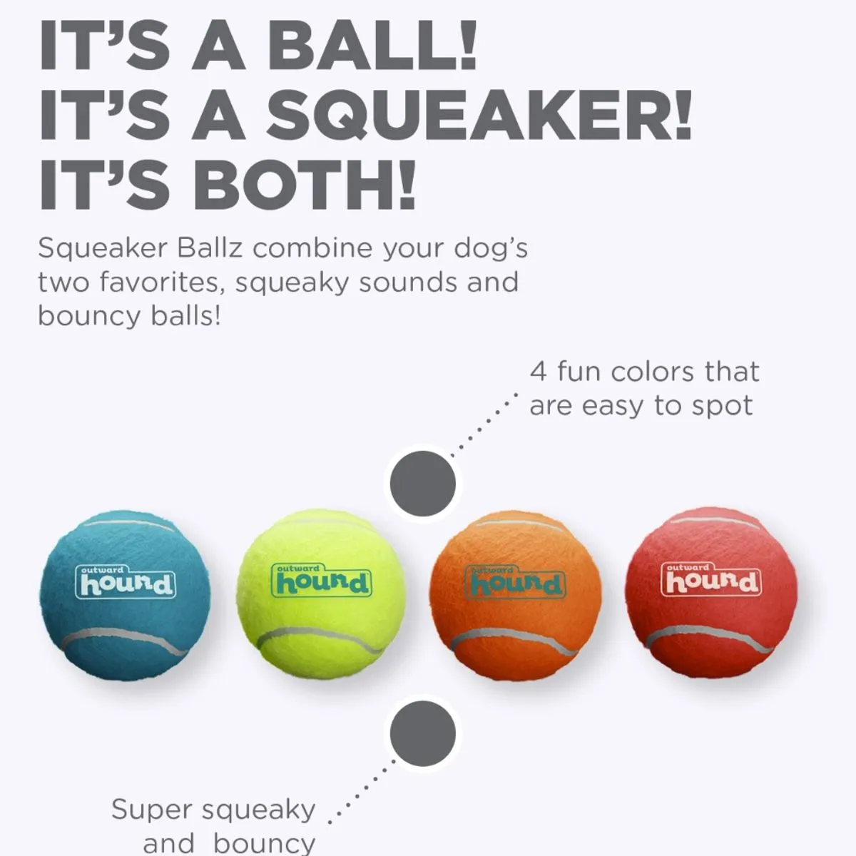 Squeaker Ballz Small