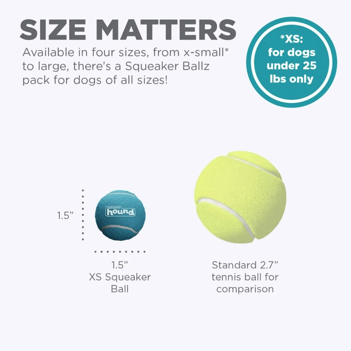 Squeaker Ballz Small