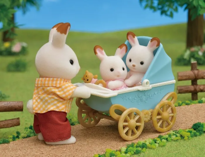 Sylvanian Families 5432 Chocolate Rabbit Twins Set