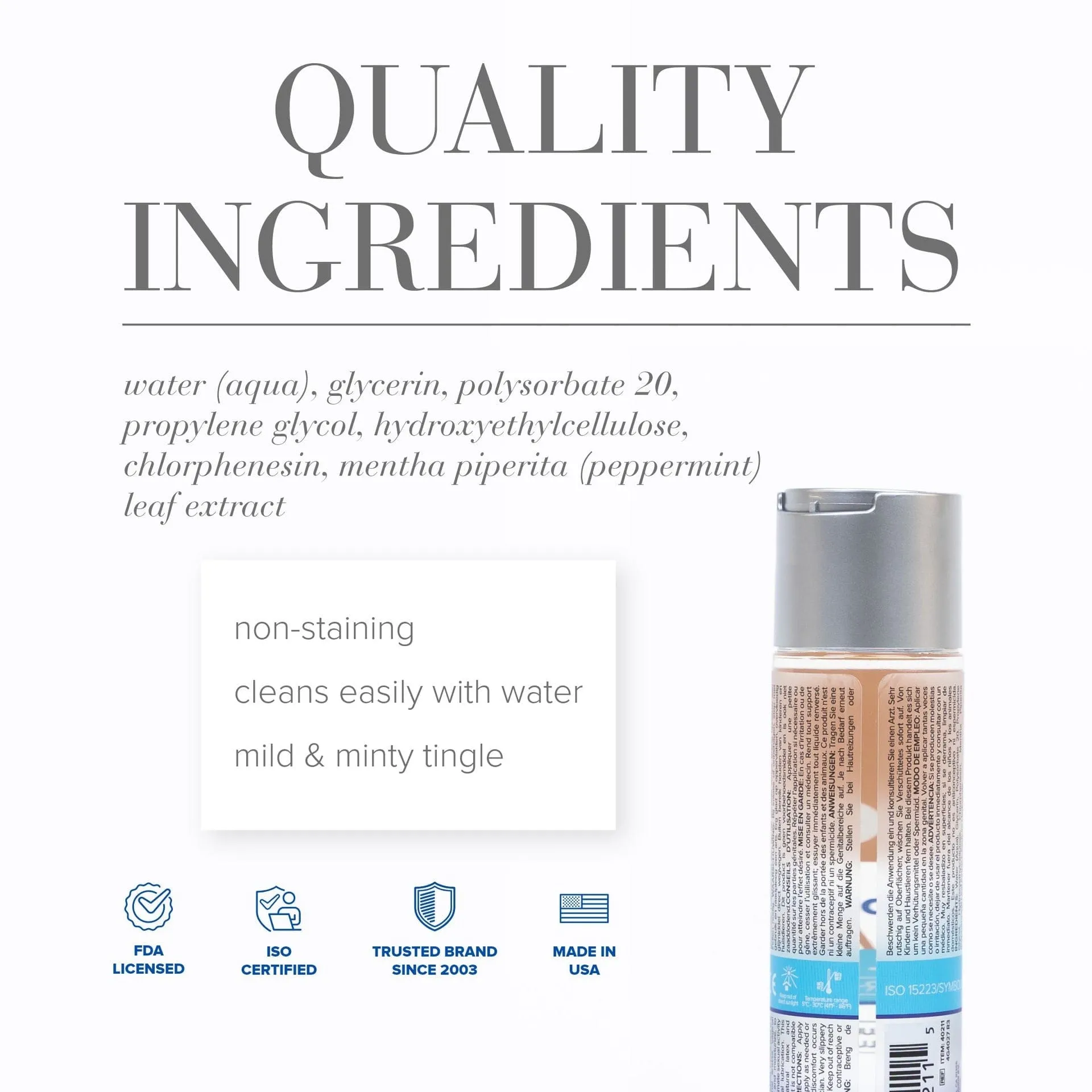 System JO - Anal H2O Cooling Lubricant